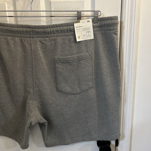 NWT Goodfellow & Co Men’s Big & Tall Knit Shorts Size 5XL, Light Gray - Picture 13 of 16